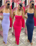 Ribbed Maxi Dress