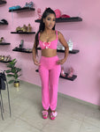 Pink Orchid Pants Set