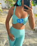Blue Orchid Pants Set