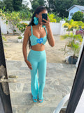 Blue Orchid Pants Set