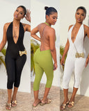 Knit Capri Romper